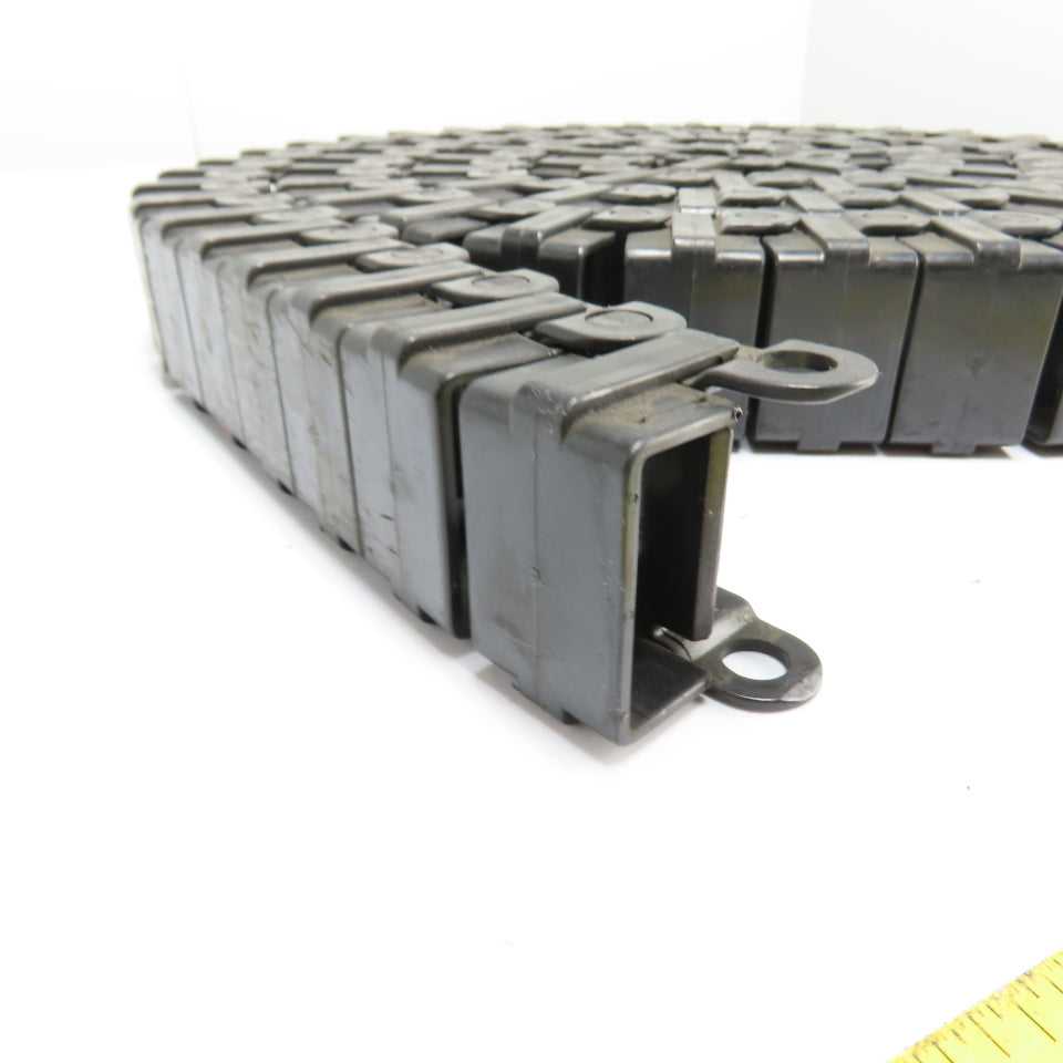 48mm x 23mm Plastic Cable Carrier Drag Chain Track 10' 6" Long
