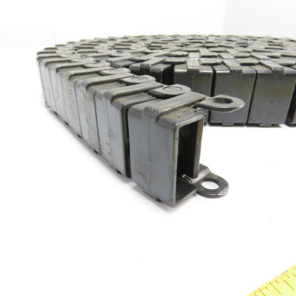 48mm x 23mm Plastic Cable Carrier Drag Chain Track 10' 6" Long