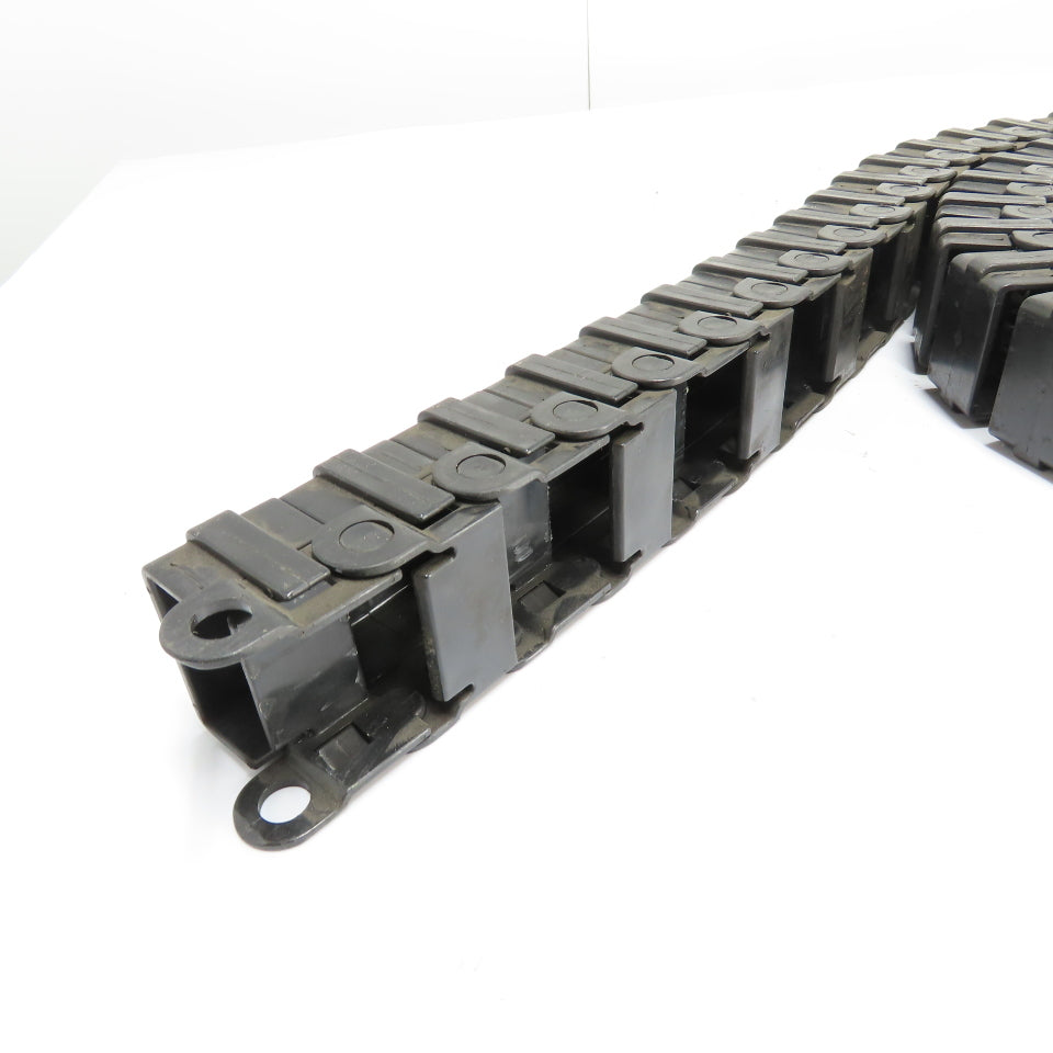48mm x 23mm Plastic Cable Carrier Drag Chain Track 10' 6" Long