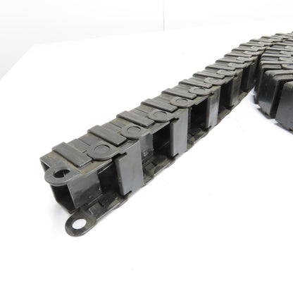 48mm x 23mm Plastic Cable Carrier Drag Chain Track 10' 6" Long
