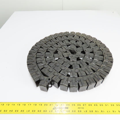 48mm x 23mm Plastic Cable Carrier Drag Chain Track 10' 6" Long