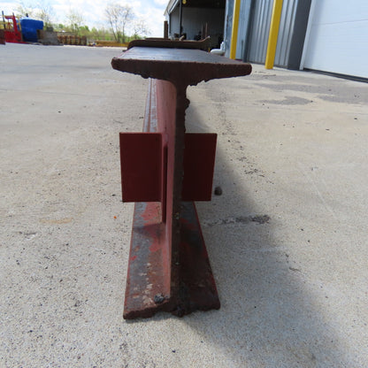 S12 x 31.8 Tapered Flange Steel I-Beam 0.35" Web 292" L x 5" W 12" H