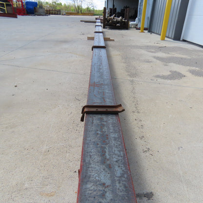 S12 x 31.8 Tapered Flange Steel I-Beam 0.35" Web 292" L x 5" W 12" H