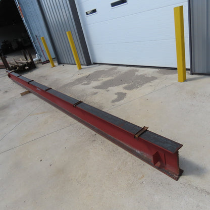 S12 x 31.8 Tapered Flange Steel I-Beam 0.35" Web 292" L x 5" W 12" H