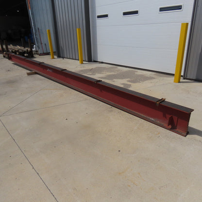 S12 x 31.8 Tapered Flange Steel I-Beam 0.35" Web 292" L x 5" W 12" H