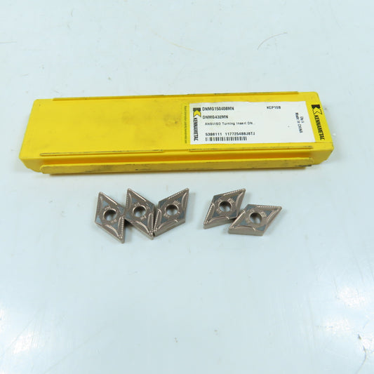 Kennametal DNMG150408MN ISO Turning Carbide Insert 55° Lot Of 5