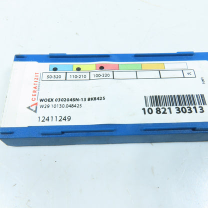 Ceratizit W29 10130.048425 Carbide Turning Insert TiN Coated NOS Lot Of 2