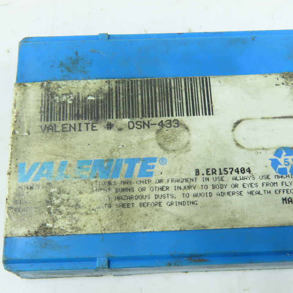 Valenite DSN-433 Carbide Insert Shim Lot Of 5