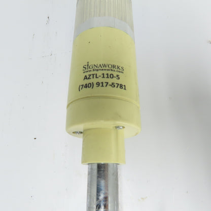 Signaworks AZTL-110-5 5-Stack Wireless Industrial Signal Tower Light 110VAC