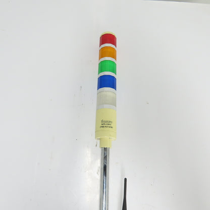 Signaworks AZTL-110-5 5-Stack Wireless Industrial Signal Tower Light 110VAC
