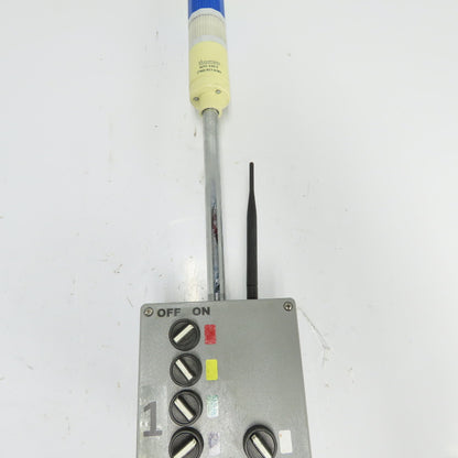 Signaworks AZTL-110-5 5-Stack Wireless Industrial Signal Tower Light 110VAC