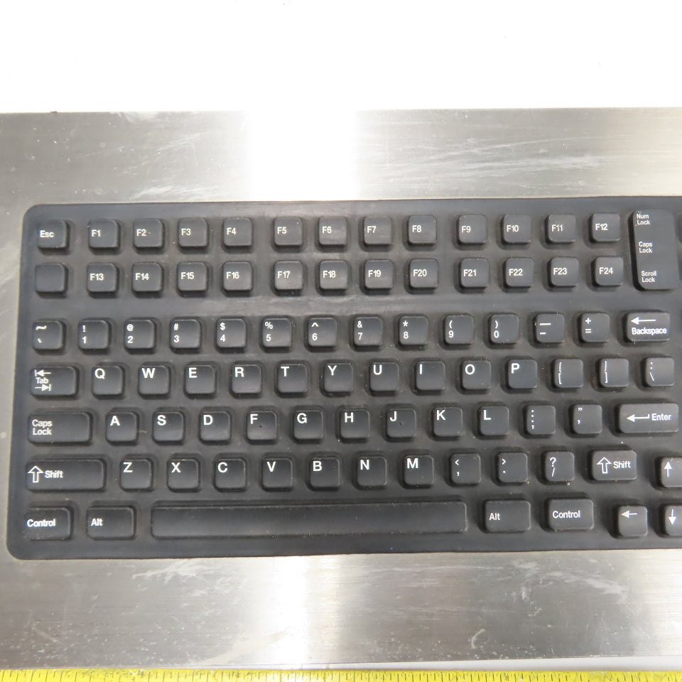 Industrial Computer KB5/NEMAPM Stainless Steel Panel Mount Industrial Keyboard