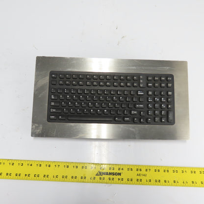 Industrial Computer KB5/NEMAPM Stainless Steel Panel Mount Industrial Keyboard