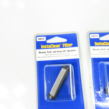 Graco 288747 InstaClean Filter for Magnum ProX and Graco GX Sprayers Lot Of 2