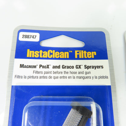 Graco 288747 InstaClean Filter for Magnum ProX and Graco GX Sprayers Lot Of 2