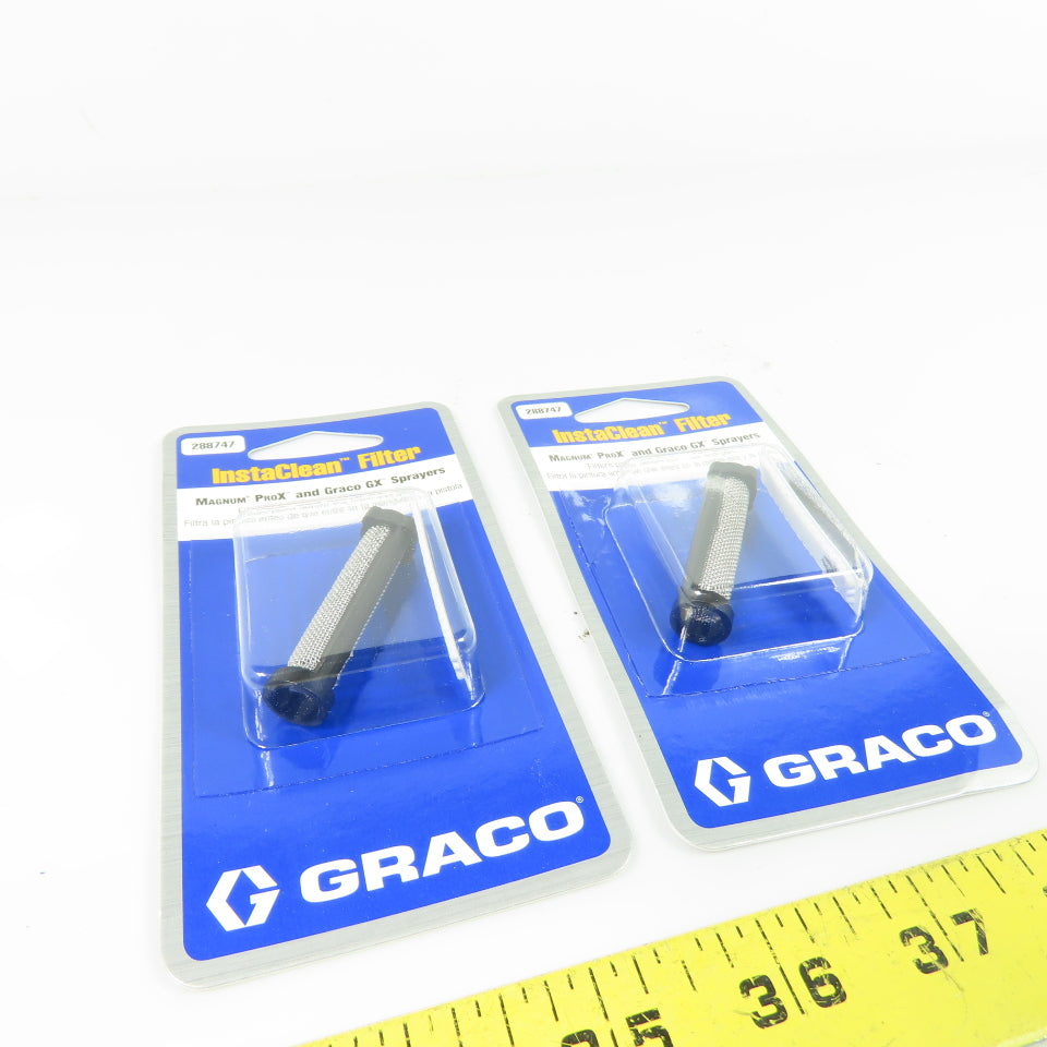 Graco 288747 InstaClean Filter for Magnum ProX and Graco GX Sprayers Lot Of 2