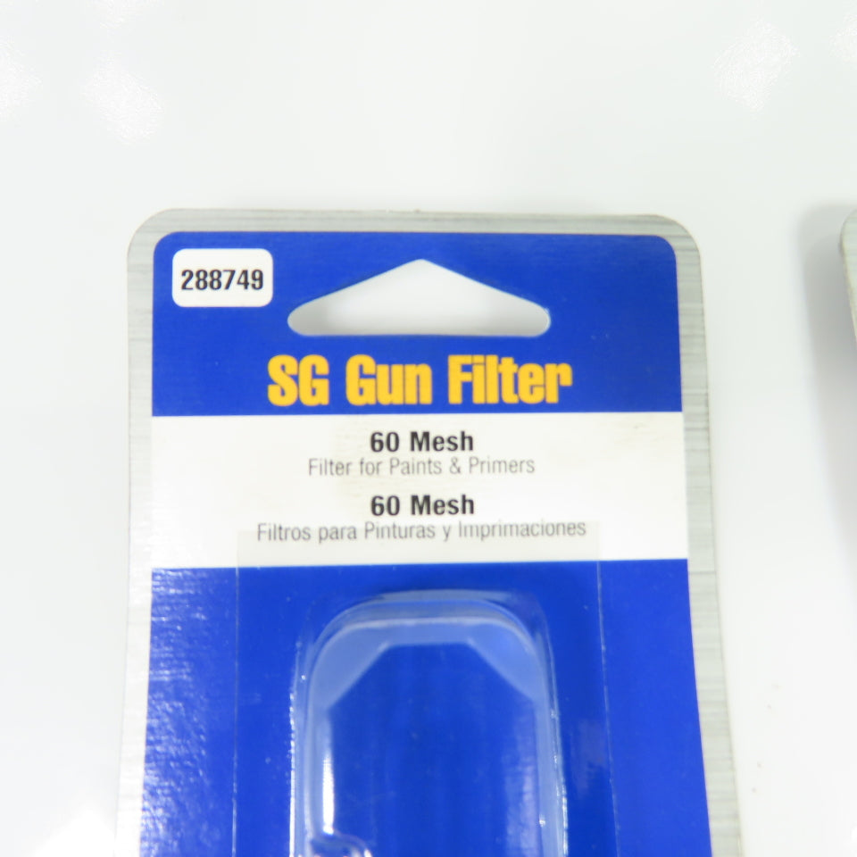 Graco 288749 60 Mesh SG Gun Filters for Paints & Primers Lot of 2