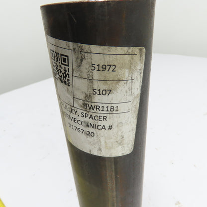 Overmeccanica B1767-20 BWR11B1 Steel Pulley Spacer 9-9/16" OAL 2-3/8"OD