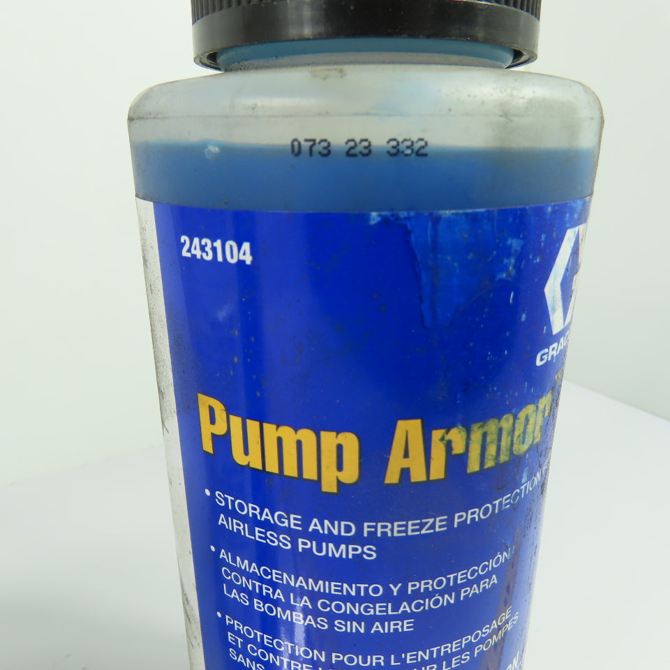 Graco 243104 Pump Armor Storage and Freeze Protection Fluid 1 Quart Lot Of 3