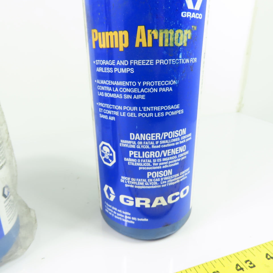 Graco 243104 Pump Armor Storage and Freeze Protection Fluid 1 Quart Lot Of 3