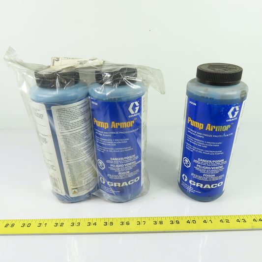 Graco 243104 Pump Armor Storage and Freeze Protection Fluid 1 Quart Lot Of 3