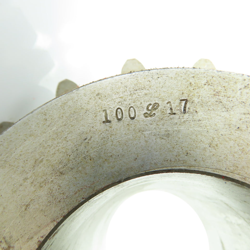 100 L 17 Double Strand Roller Chain Sprocket 17 Teeth 7-1/2" OD 2.75" Bore