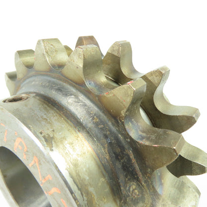 100 L 17 Double Strand Roller Chain Sprocket 17 Teeth 7-1/2" OD 2.75" Bore