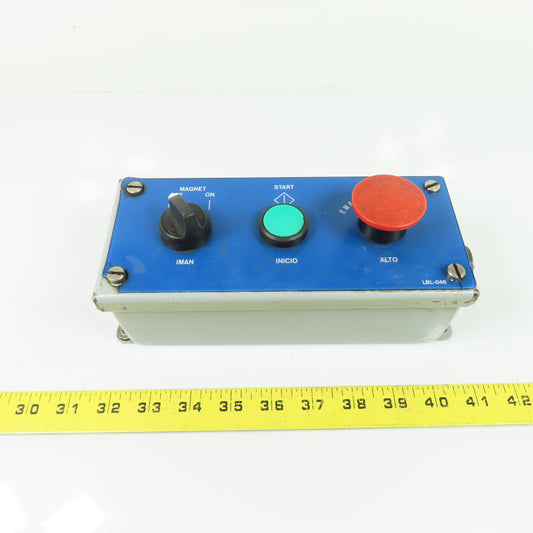 LBL-046 Emergency Stop Start Magnet Selector Switch Control Station