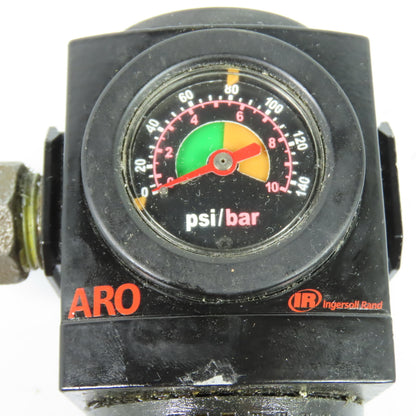ARO Ingersoll Rand R37341-600 Air Pressure Regulator 1/2" NPT W/ 140 PSI Gauge