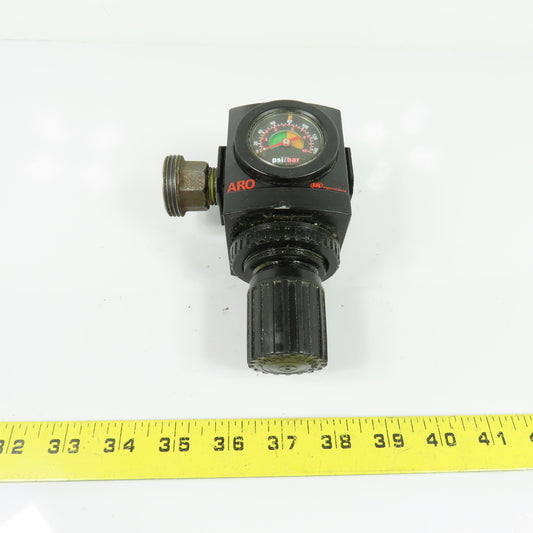 ARO Ingersoll Rand R37341-600 Air Pressure Regulator 1/2" NPT W/ 140 PSI Gauge