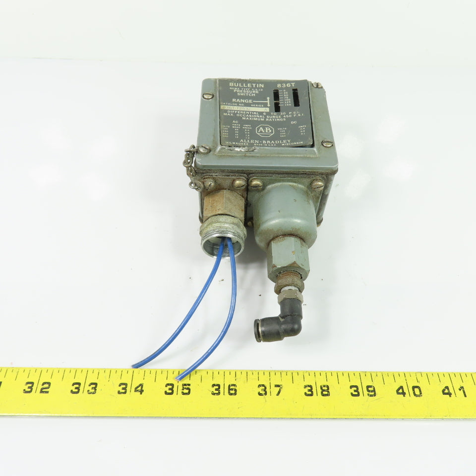 Allen-Bradley 836T-T253J Bulletin 836T Pressure Switch 0-150 PSI