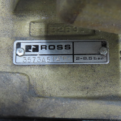 Ross 3573A5141 Serpar Double Pneumatic Air Solenoid Valve 110V 2-8.5 Bar
