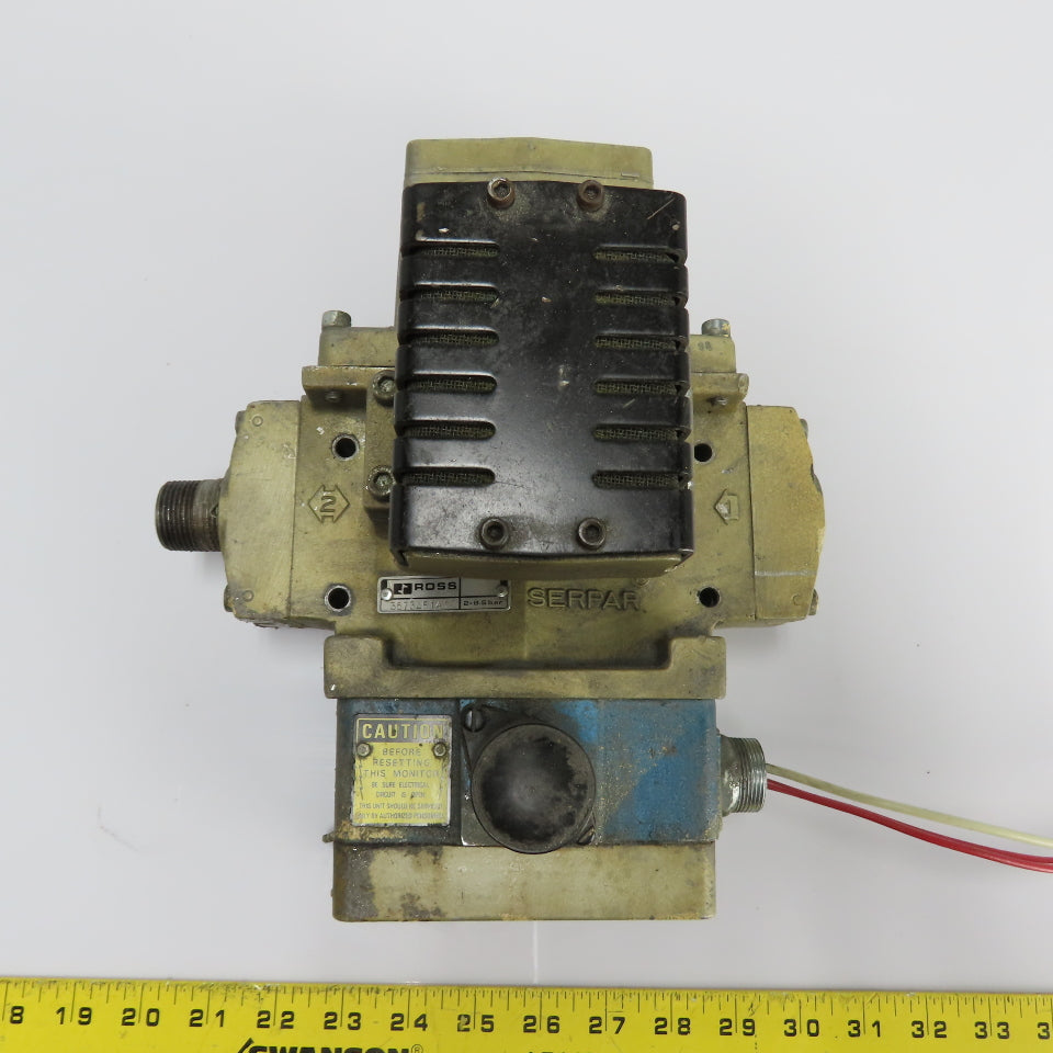 Ross 3573A5141 Serpar Double Pneumatic Air Solenoid Valve 110V 2-8.5 Bar