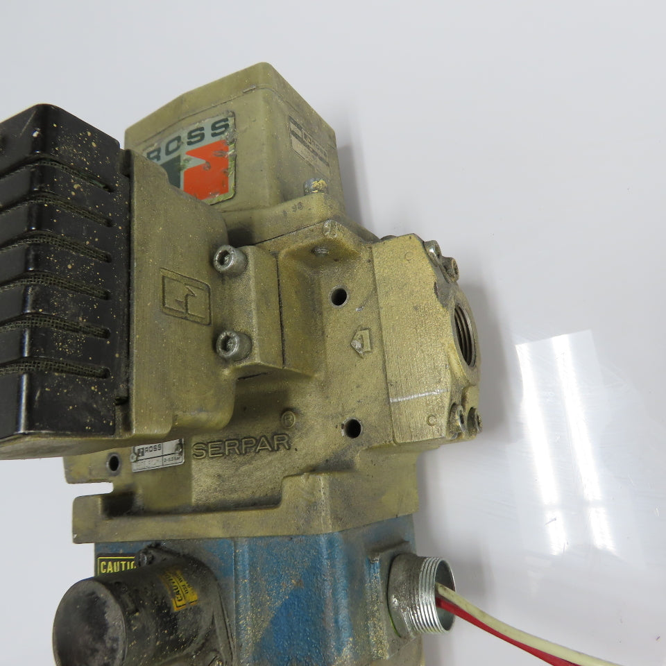 Ross 3573A5141 Serpar Double Pneumatic Air Solenoid Valve 110V 2-8.5 Bar