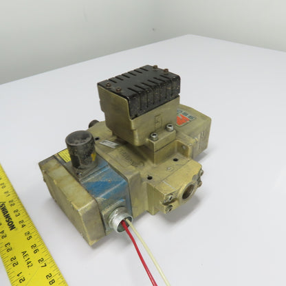 Ross 3573A5141 Serpar Double Pneumatic Air Solenoid Valve 110V 2-8.5 Bar
