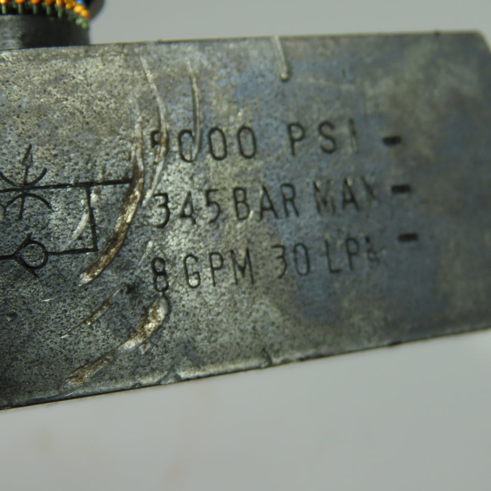 Parker F600S 5000PSI Hydraulic Flow Control Valve 8GPM
