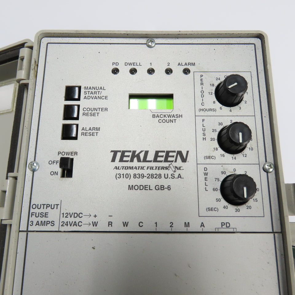 Tekleen GB-6 Automatic Filter Controller 110VAC 12VDC/24VAC Output