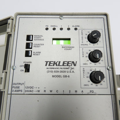 Tekleen GB-6 Automatic Filter Controller 110VAC 12VDC/24VAC Output