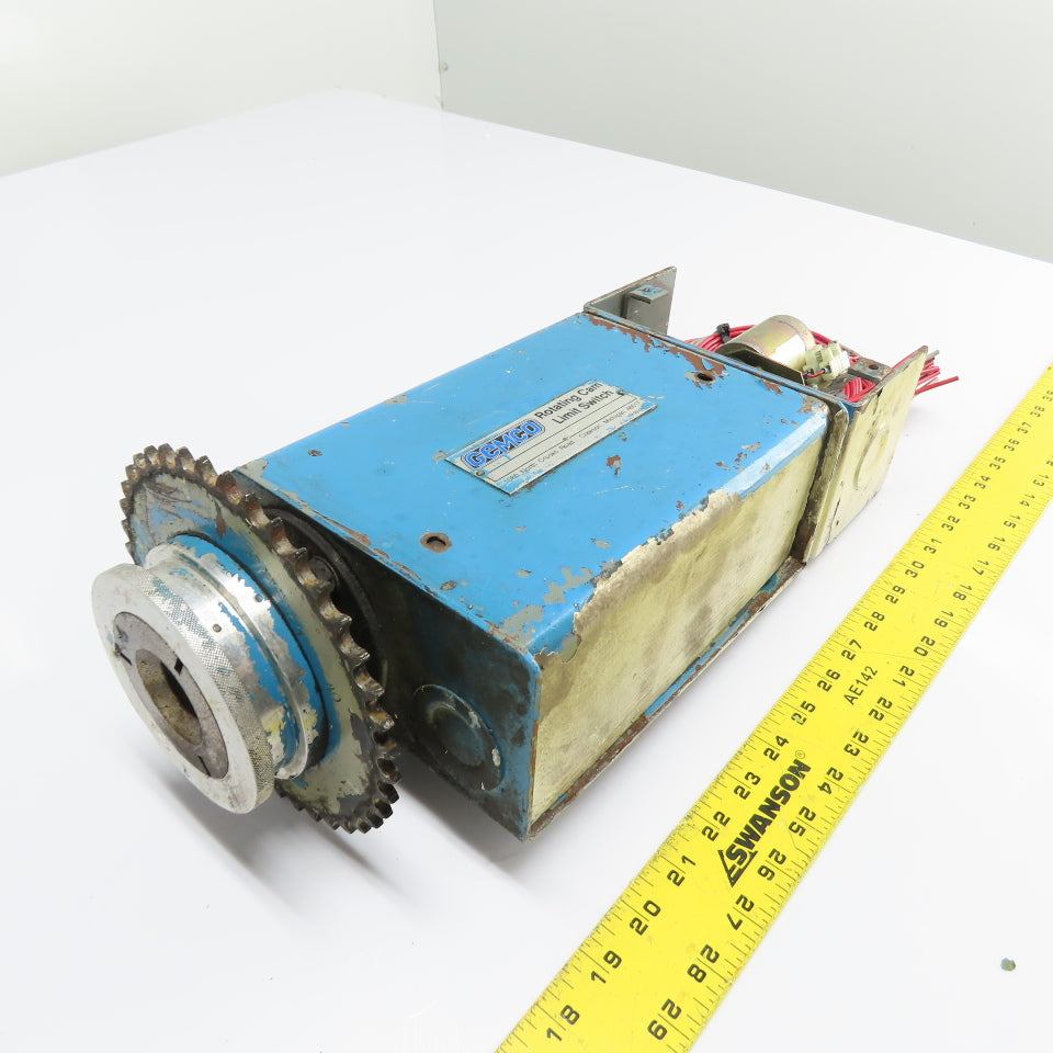 Gemco 19802682T Rotating Cam Limit Switch W/ Drive Sprocket