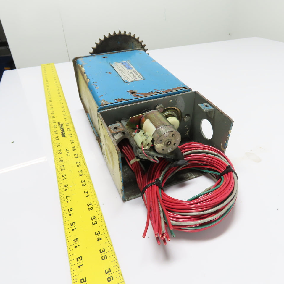 Gemco 19802682T Rotating Cam Limit Switch W/ Drive Sprocket