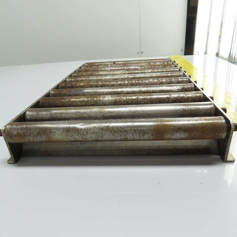 Gravity Roller Conveyor Section 16-3/4" Long x 10" Wide