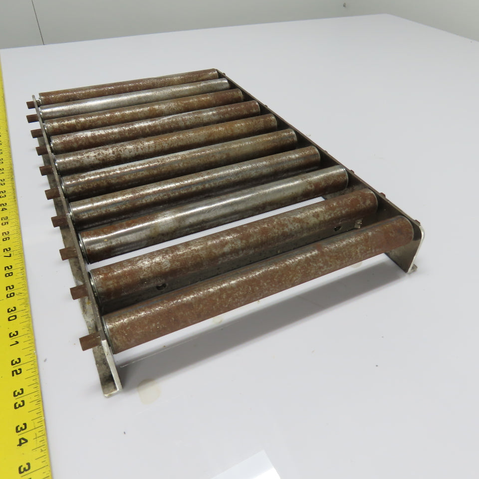 Gravity Roller Conveyor Section 16-3/4" Long x 10" Wide