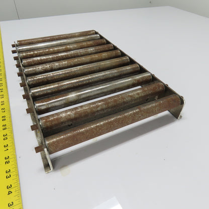 Gravity Roller Conveyor Section 16-3/4" Long x 10" Wide
