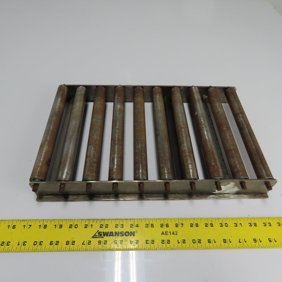 Gravity Roller Conveyor Section 16-3/4" Long x 10" Wide