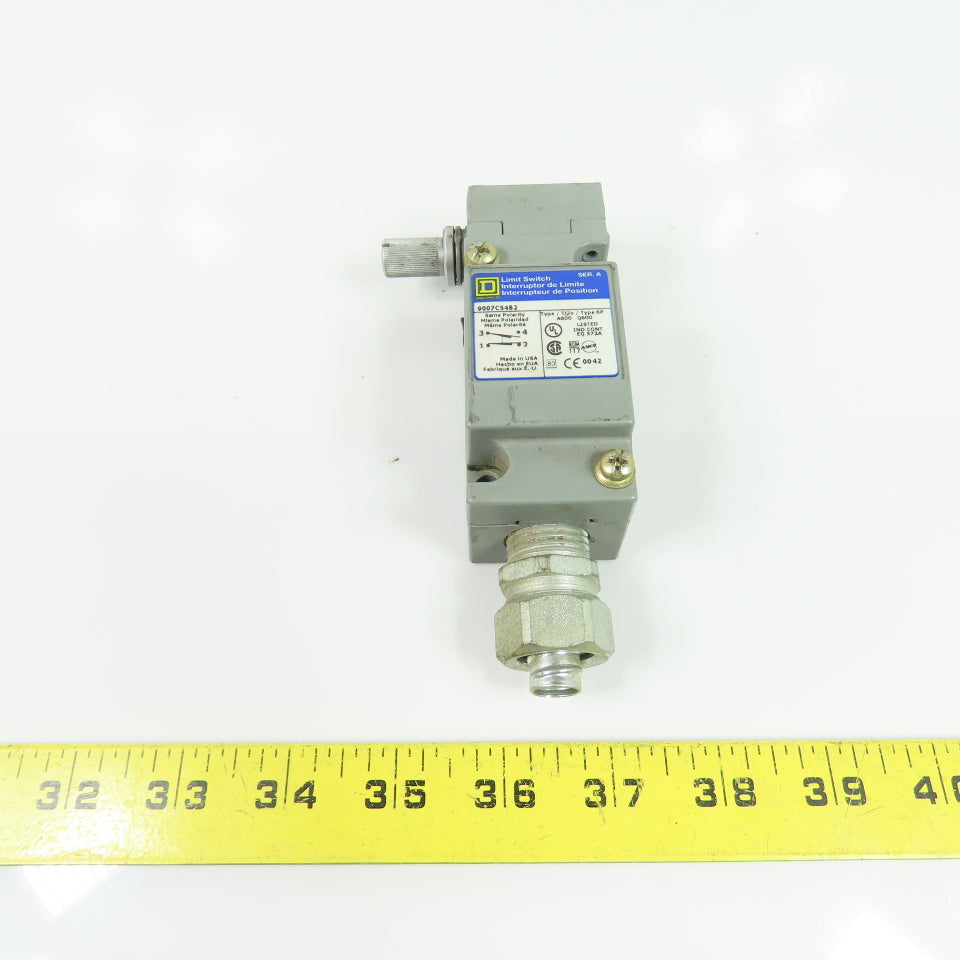 Square D 9007C54B2 Heavy Duty Limit Switch Type 6P A600 Q600