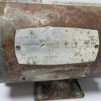 American Lifts C4T34NB5B 1HP Electric Motor & Hydraulic Pump 3Ph 230/460V