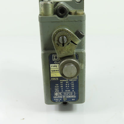 Square D AW-12 Class 9007 Type AW-12 Series C Heavy Duty Limit Switch