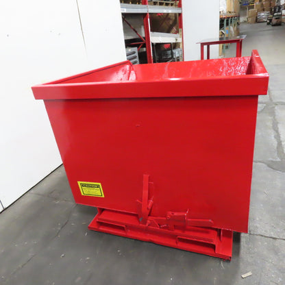 1.5 Cu Yd Light Duty Self Dumping Trash Hopper 65" x 57" x 41" OD
