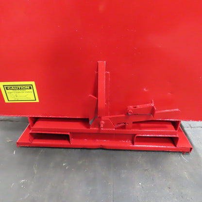 1.5 Cu Yd Light Duty Self Dumping Trash Hopper 65" x 57" x 41" OD