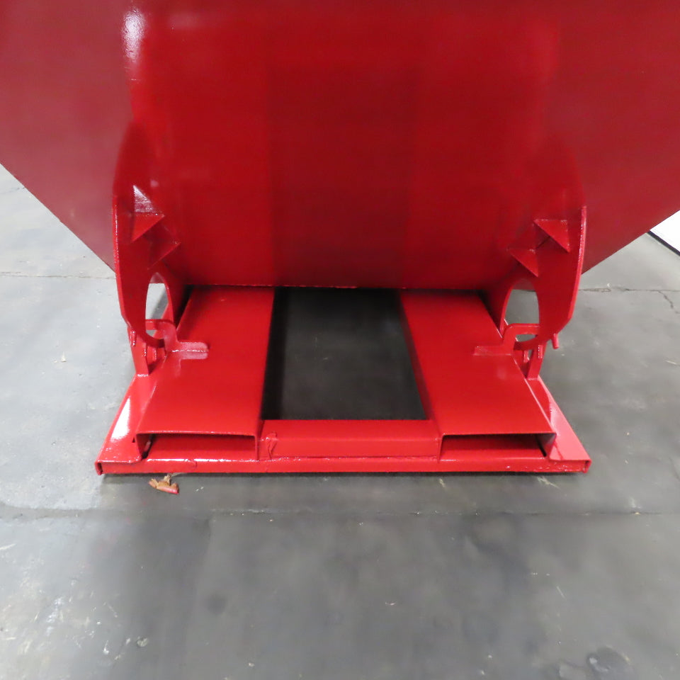 1.5 Cu Yd Light Duty Self Dumping Trash Hopper 65" x 57" x 41" OD